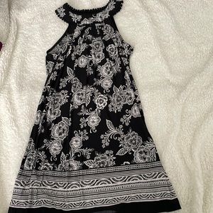 Black Design mini dress